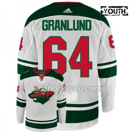 Børn NHL Minnesota Wild Trøje MIKAEL GRANLUND 64 Adidas Hvid Authentic
